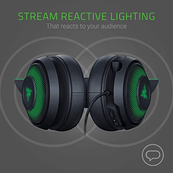 Razer Kraken Kitty RGB Using Gaming Headset Razer