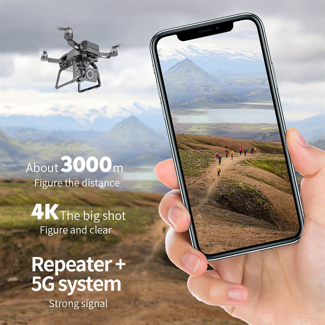SJRC F7 PRO Drone 4K+EIS Camera SJRC