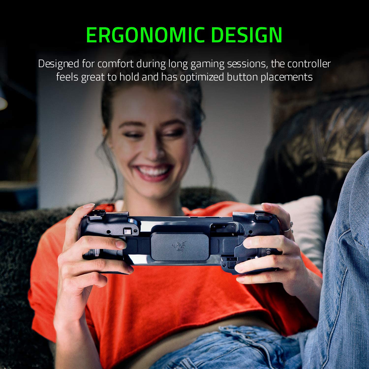 Razer Kishi Controller For Android Compatible With Most USB Gaming - Black Razer