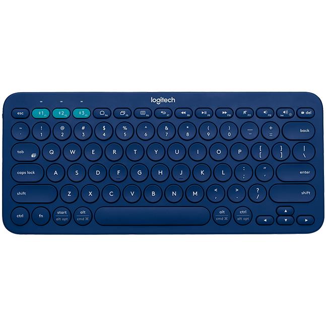 Logitech K380 Multi-Device Bluetooth Keyboard - Dark Blue Logitech