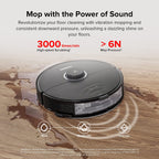 Roborock S8 Robot Vacuum Cleaner & Sonic Mop - Black Roborock