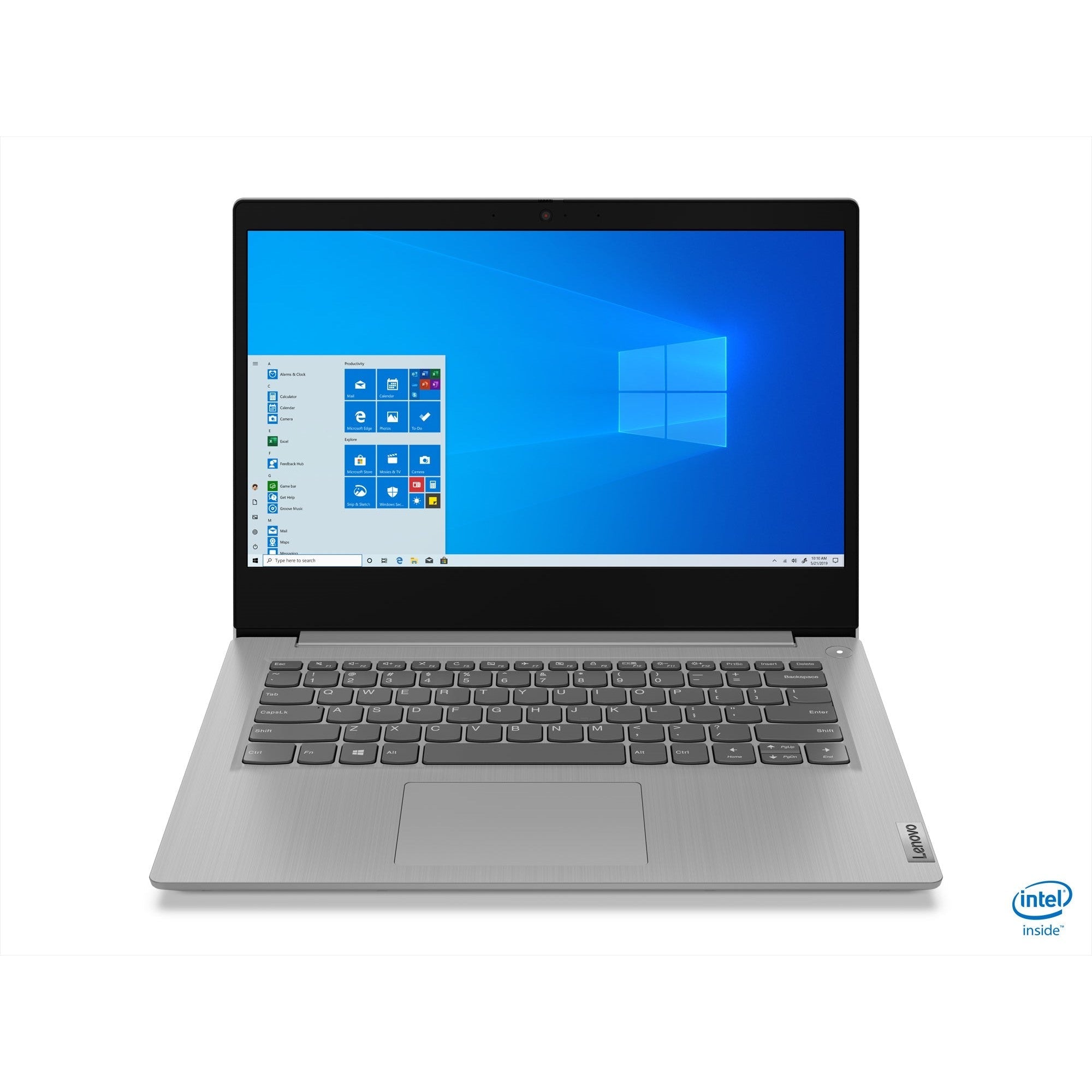 Lenovo IdeaPad 3 14IIL05 8GB 256GB 14" Windows 10 Home Notebook, Platinum Grey (Open Never Used) Lenovo