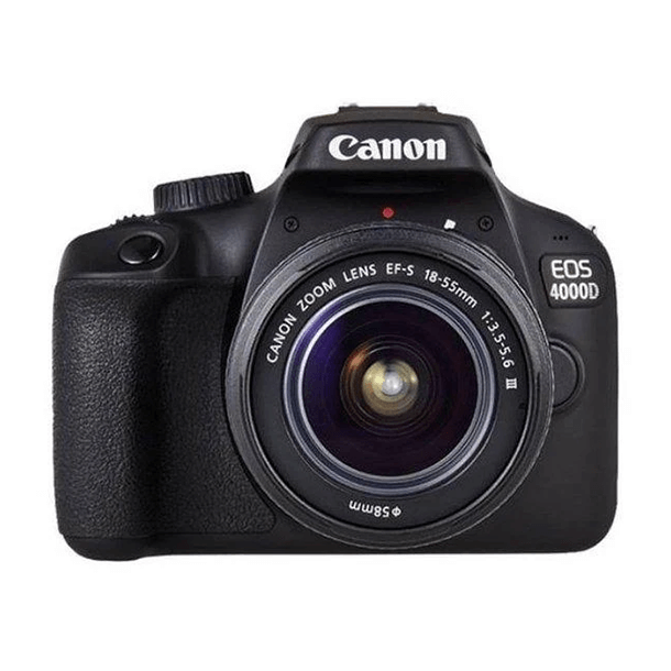 Canon EOS 4000D Kit (EF-S 18-55mm DC III) DSLR Camera - Black Canon