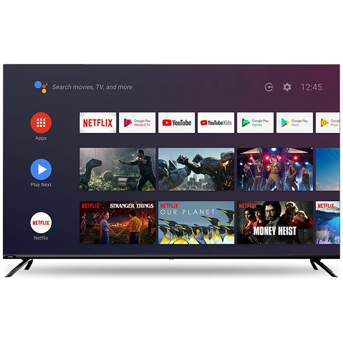 Chiq 58 Inch 4K UHD Smart Android LED TV (Refurbished)
