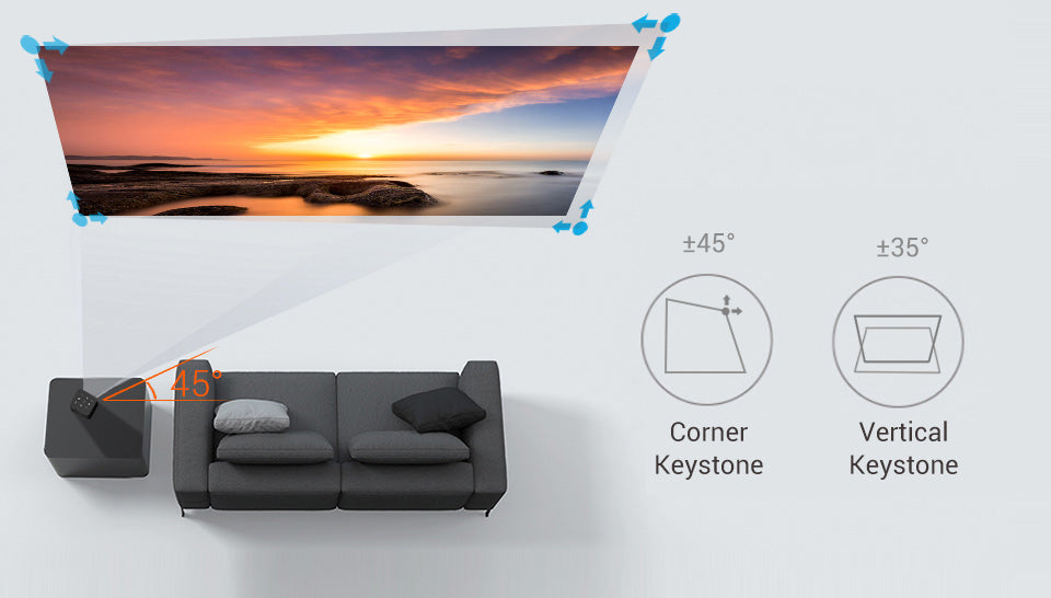 BYINTEK P20 Portable Mini Pocket Projector 4K 3D Android Smart WIFI Pico LED DLP BYINTEK