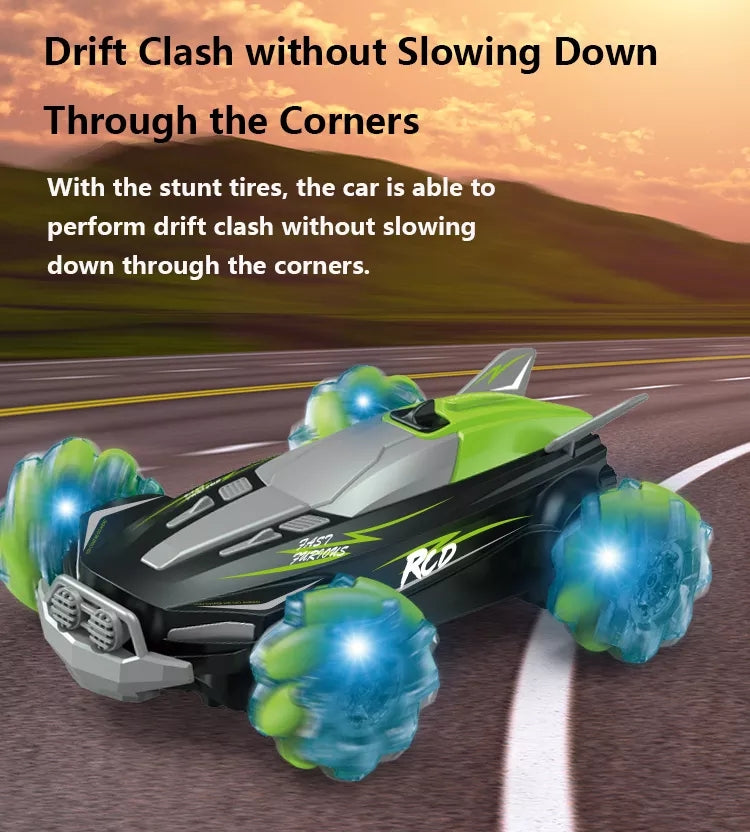 Remote Control RC Stunt Smart Spray Toy Car For Kids With Watch Gesture Tristar