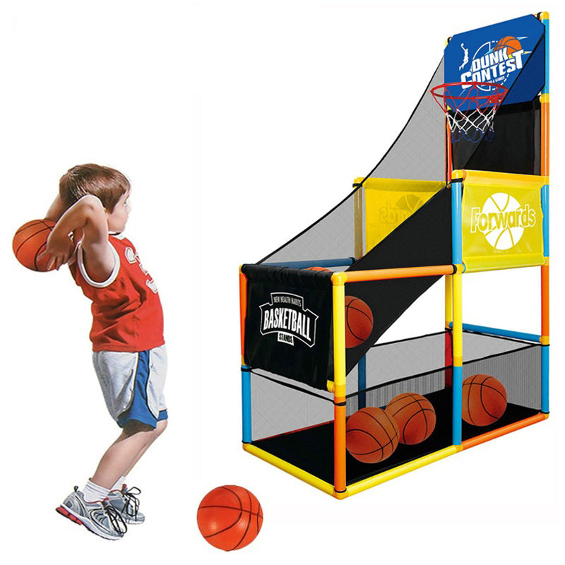 Portable Basketball Shooter Basket Stands Adjustable Height Game Set for Kids Tristar