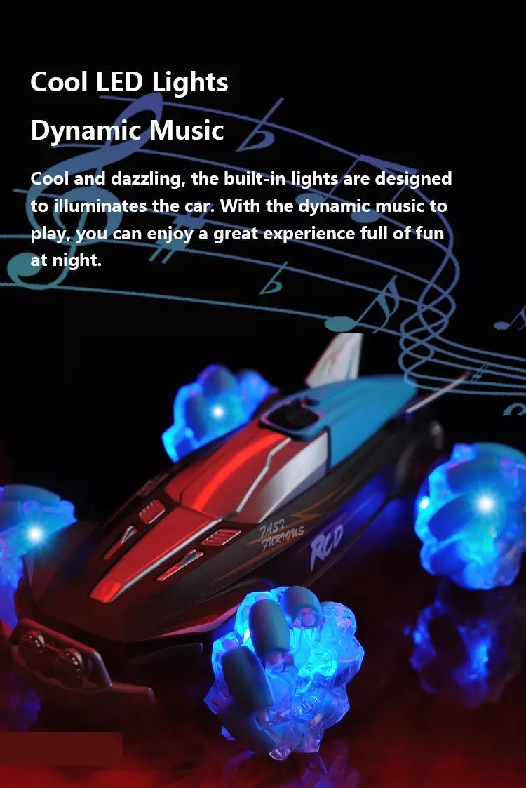Remote Control RC Stunt Smart Spray Toy Car For Kids With Watch Gesture Tristar