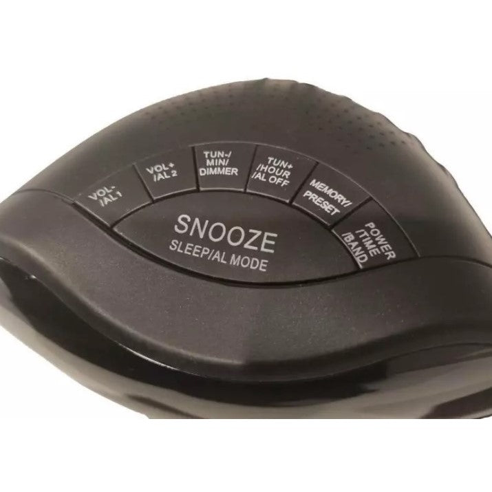 Yokohama AM/FM Dual Alarm Function Clock Radio CR300YOK Yokohama