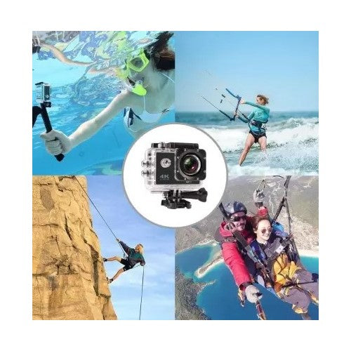 4K Ultra HD 30FPS WiFi Sports Action Camera - Black Tristar