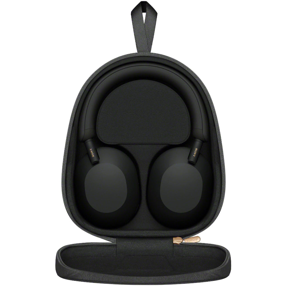 Angled image of headphones showing earcup pattern and frame