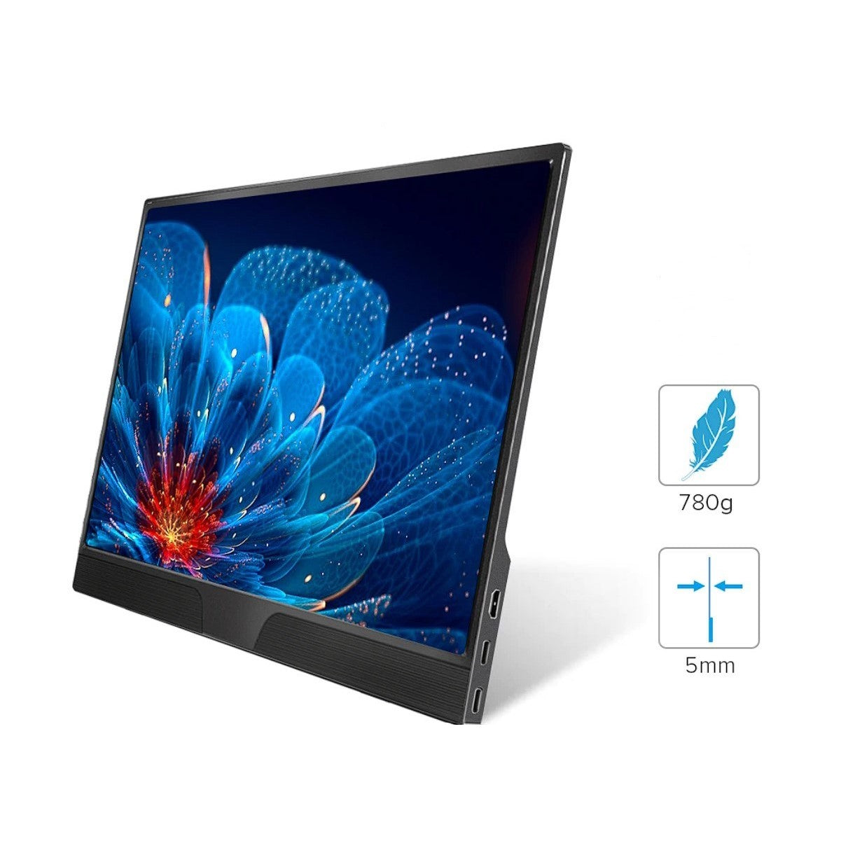 Portable Gaming Monitor 15.6" FHD 4K Multifunction Non-Touch-Screen Tristar