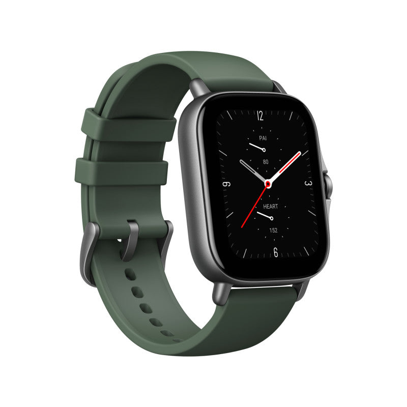 Amazfit GTS 2e Smart Watch, Alexa Built-in, Waterproof Health & Fitness Tracker with GPS - Moss Green Amazfit
