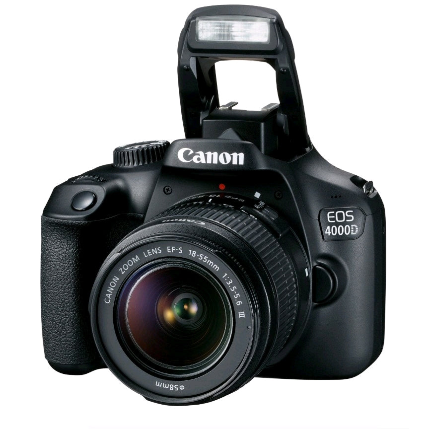 Canon EOS 4000D Kit (EF-S 18-55mm DC III) DSLR Camera - Black Canon