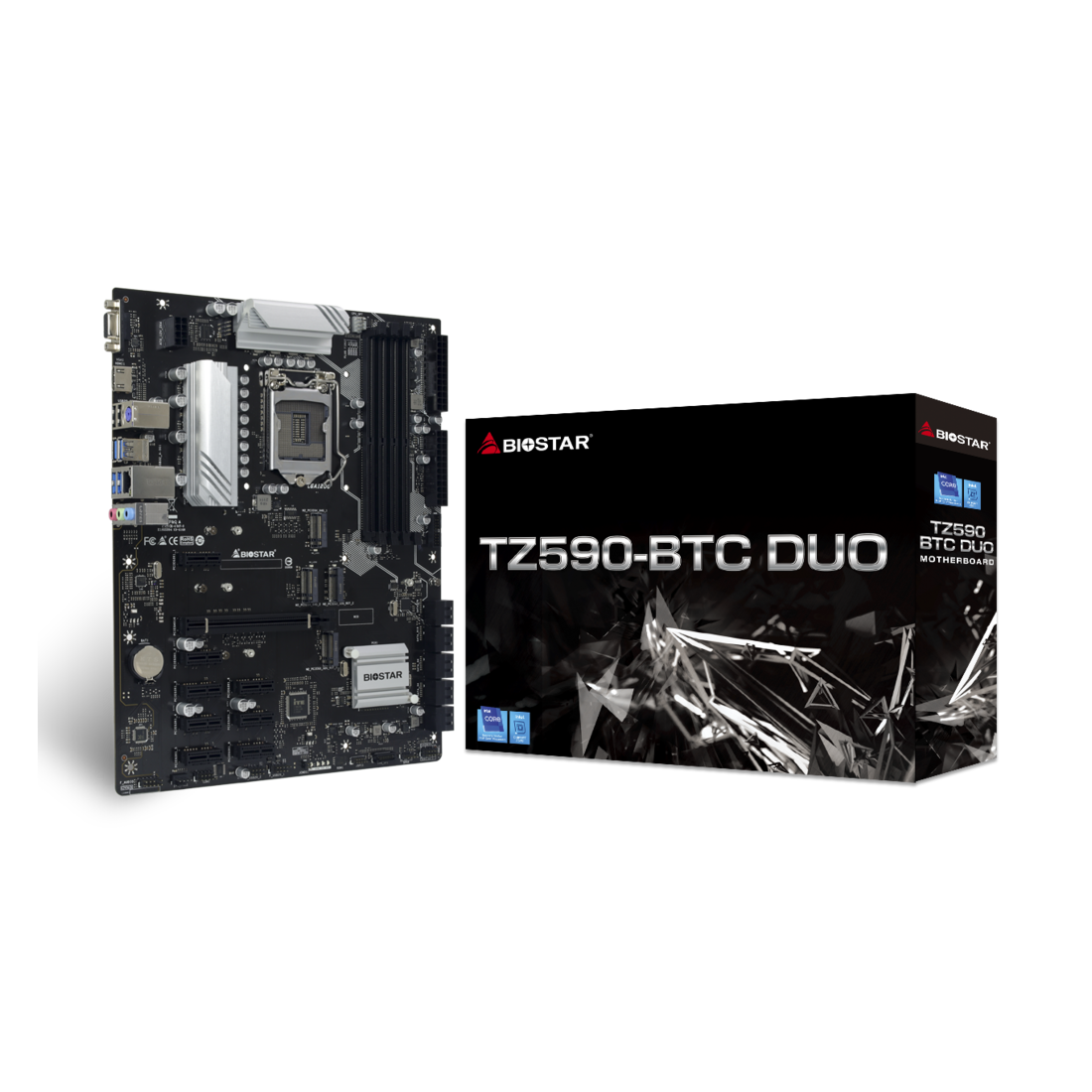 BioStar TZ590-BTC-DUO Mining Motherboard Biostar