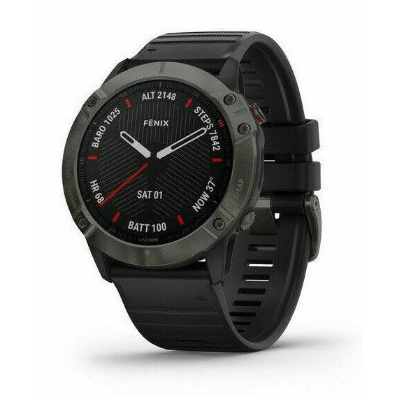 Garmin Fenix 6X Pro Solar, Premium Multisport GPS Watch with Pulse Ox Sensors Garmin