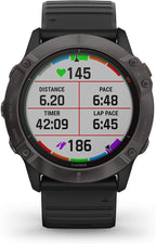 Garmin Fenix 6X Pro Solar, Premium Multisport GPS Watch with Pulse Ox Sensors Garmin
