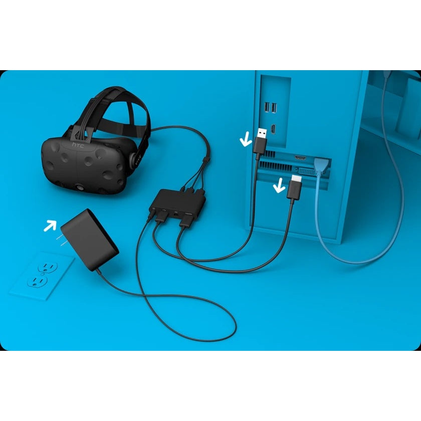 HTC Vive VR Headset and Link Box HTC