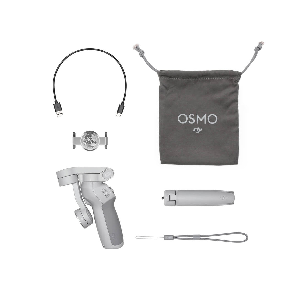 DJI OM 4 SE - Handheld 3-Axis Smartphone Gimbal Stabilizer with Grip, Tripod DJI