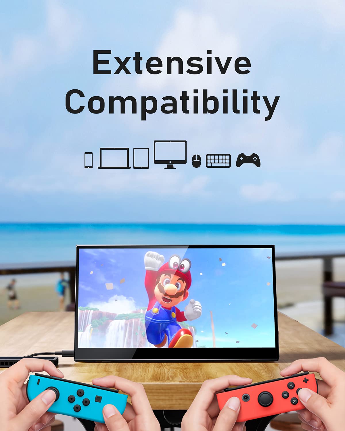 Arzopa E1 Extreme Slim 4K UHD 14 inch Gaming Portable Monitor Arzopa