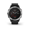 Garmin Fenix 6 Premium Multisport GPS Smartwatch - Silver With Black Band Garmin
