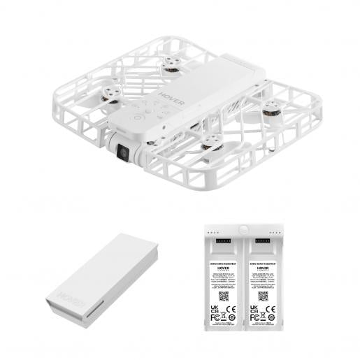 HoverAir X1 Pocket-Sized Self-Flying Camera Drone - White HoverAir