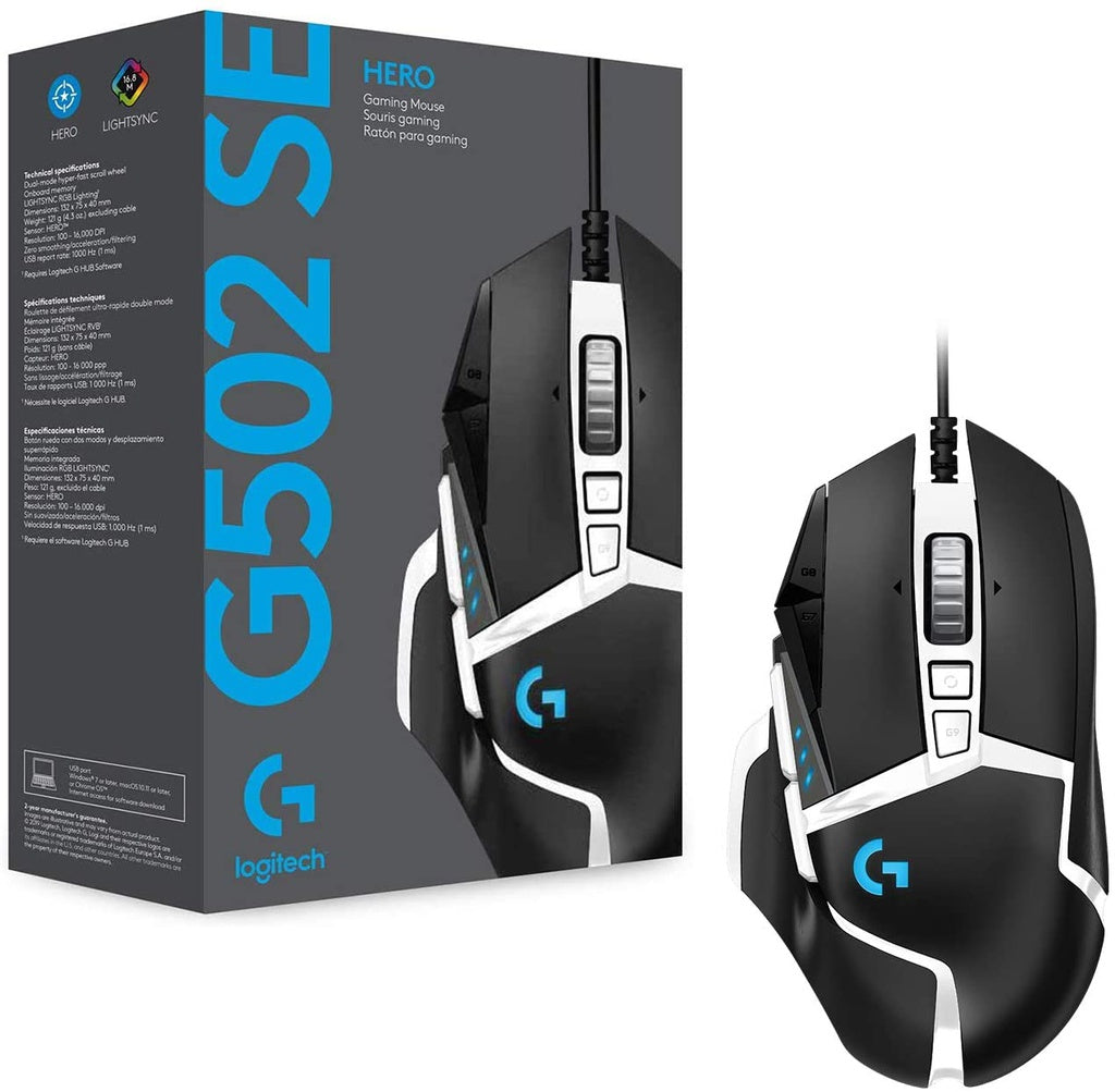 Logitech G502 SE Hero High-Performance RGB Gaming Mouse Logitech