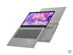 Lenovo IdeaPad 3 14IIL05 14-Inch Notebook, 8GB 128GB Platinum Grey 81WD00YTAU (Open Never Used) Lenovo