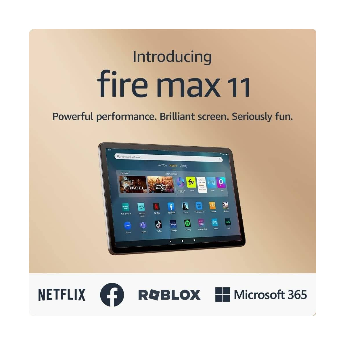 Amazon Fire Max 11 (64GB/ 4G RAM) Tablet, octa-core processor - Gray