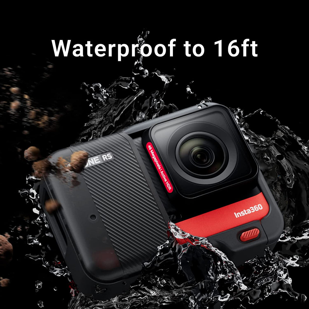 Insta360 ONE RS 4K Edition – Waterproof 4K 60fps Action Camera, 48MP Photos Insta360