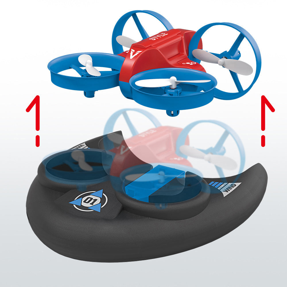 JJRC H101 Quadcopter Hovercraft Waterproof RC Car Three in One Tristar