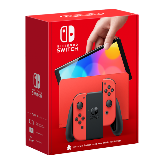 Nintendo Switch Console OLED Model - Mario Red Edition