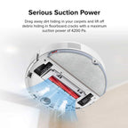 Roborock Q7 Max+ Plus Robot Vacuum and Mop Cleaner with Auto-Empty Dock - White Roborock