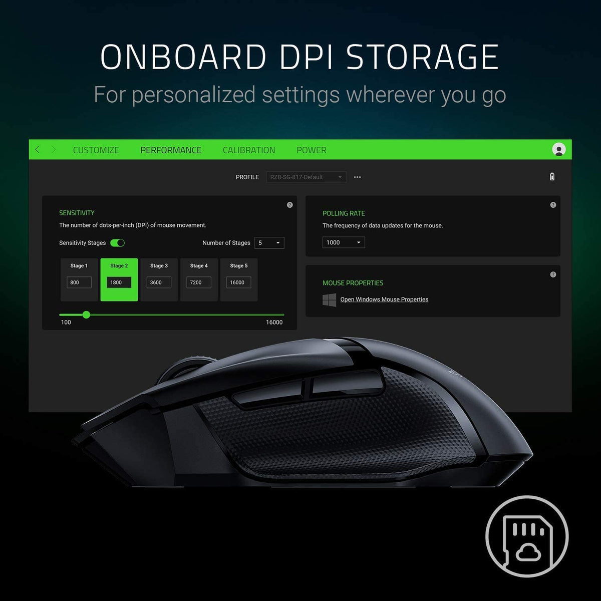 Razer Basilisk X HyperSpeed Wireless Gaming Mouse Razer