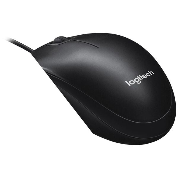 Logitech M100r Wired USB Mouse - Black Logitech