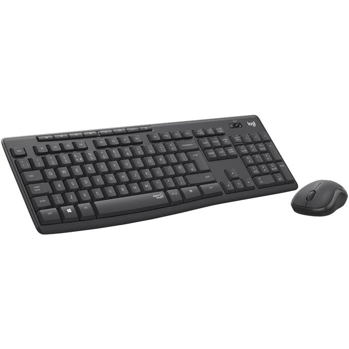 Logitech MK295 Silent Wireless Keyboard and Mouse Combo - Black Logitech