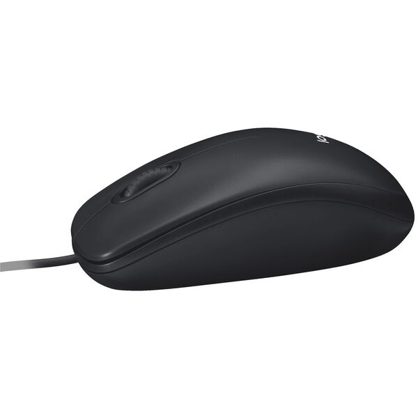 Logitech M100r Wired USB Mouse - Black Logitech