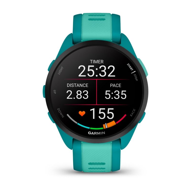 Garmin Forerunner 165 Music Smart Watch - Aqua/Turqoise Garmin