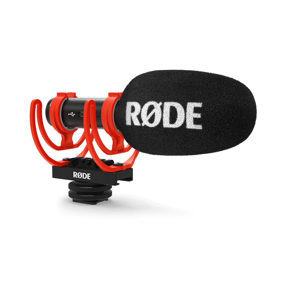 Rode VideoMic GO II Ultracompact Analog/USB Camera-Mount Shotgun Microphone Rode