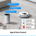 Roidmi Eve Plus Robotic Vacuum Cleaner With Self Emptying Station - White Roidmi
