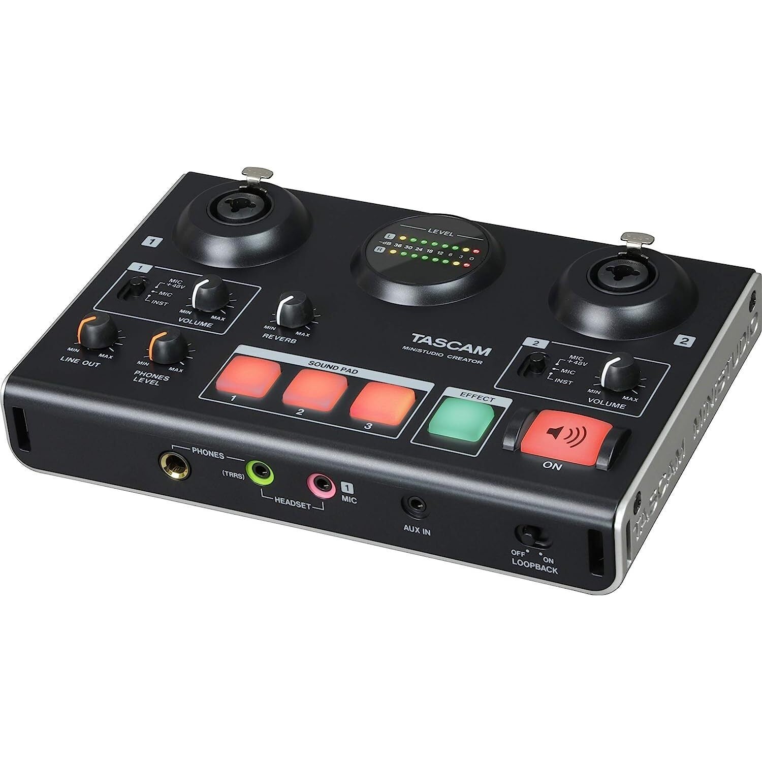 Tascam Ministudio Creator US-42B Podcast Studio - Black Tascam