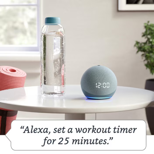 Amazon Echo Dot Clock & Alexa (4th Generation) Amazon