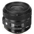 Sigma 30mm f/1.4 DC HSM Art Lens for Nikon Mount SIGMA